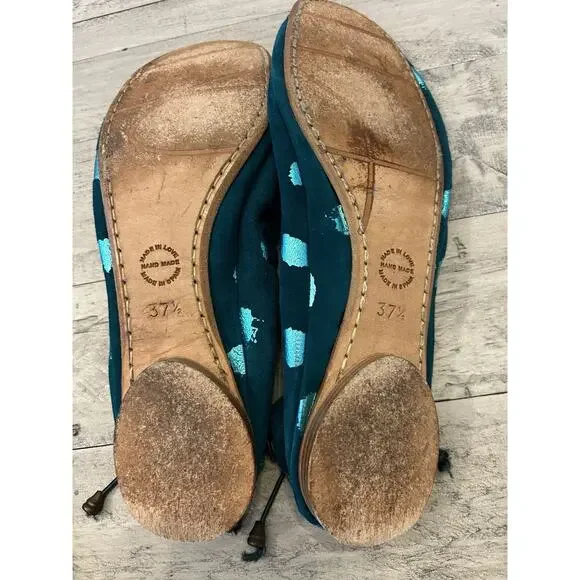 Georgina Goodman GG Shoes Ballet Flats Real Leather Slip On Eur 37.5/US 7 - Picture 8 of 8